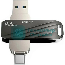 Флешка USB Netac US11 32Gb USB 3.0+TypeC Dual Flash