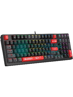 Клавиатура проводная A4Tech Bloody S98 (S98 RED) USB черный/красный