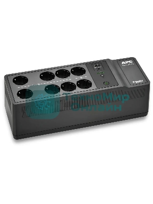 Источник бесперебойного питания APC Back-UPS ES 850VA/520W, 230V, 8 Schuko (2 Surge & 6 batt.), USB, USB charge(type A,C), Data/DSL protect.,(BE700G-RS, BE850G2-GR analogue), 1 year warranty
