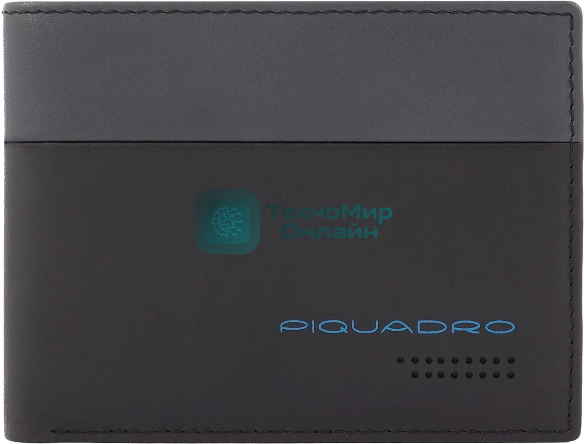 Кошелек мужской Piquadro Urban PU257UB00R/NGR черный/серый натур.кожа