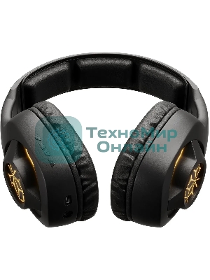 Гарнитура беспроводная/проводная с микрофоном Оклик HS-L575G черный накладные BT оголовье (1895253)