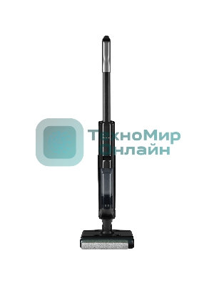 Пылесос моющий HIBERG STORM 3 темно-серый, питание от аккумулятора, 50 Вт, уборка сухая/влажная, пылесборник 0.5 л.