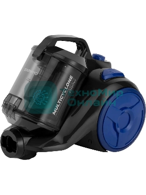 Пылесос Starwind SCV2555 черный/синий, 400/2500 Вт, уборка сухая, пылесборник контейнер 3 л
