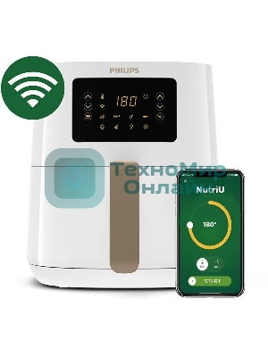 Аэрогриль Philips HD9255/30 белый, 1400 Вт, 4.1 л, сенсор, 7 программ