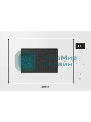 Микроволновая печь Gorenje BM251SG2WG 25 л, 900 Вт, белый (встраиваемая)
