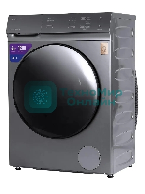 Стиральная машина Centek CT-1971 серый, загрузка фронтальная 6кг, 1200 об/мин, Класс: A++