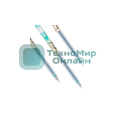 Ручка гелевая Deli A119-GN прозрачный, зеленые чернила, линия 0.5мм