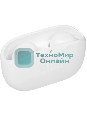 Наушники TWS JBL Wave Buds белый, внутриканальные, Bluetooth, быстрая зарядка, до 8 ч