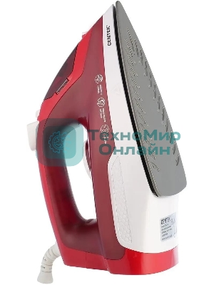 Утюг Centek СТ-2347 пурпурный/белый, 1800 Вт, 20 г/мин, 80 г/мин, 200 мл