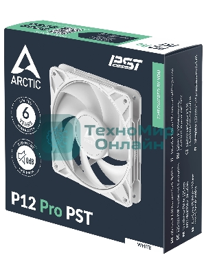 Вентилятор для корпуса Arctic Cooling ARCTIC P12 Pro PST белый - retail
