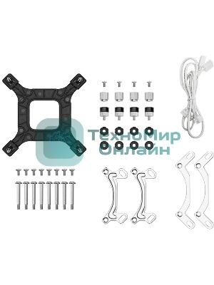 Система водяного охлаждения Deepcool LE240 Pro ARGB Soc-AM5/AM4/1200/1700/1851 белый 4-pin 28.2-33dB Al 280W 1347gr Ret (R-LE240PRO-WHAMMC-G-1)