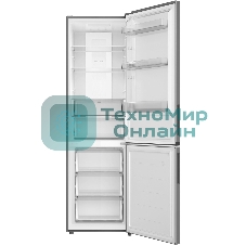 Холодильник Candy CFN6200SDC серебристый двухкамерный 227/91л морозилка снизу, No Frost