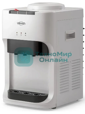 Кулер для воды Vatten D45WK, верхняя загрузка, нагрев 90 °С, охлаждение 10 °С, белый