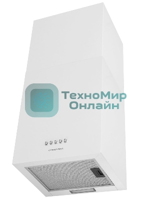 Вытяжка пристенная островная Maunfeld Box Push 40 белый, 40 см, 1000 куб. м/ч, 60 дБ