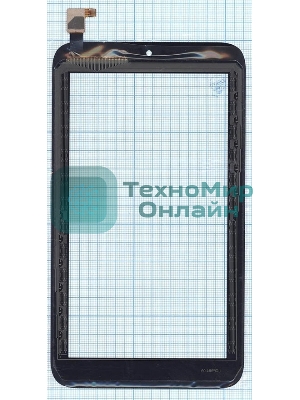 Сенсорное стекло (тачскрин) LCGP070984 REV-A2, черное