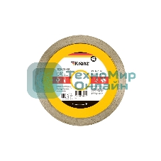 Диск алмазный отрезной сплошной Kranz 115x22.2 мм