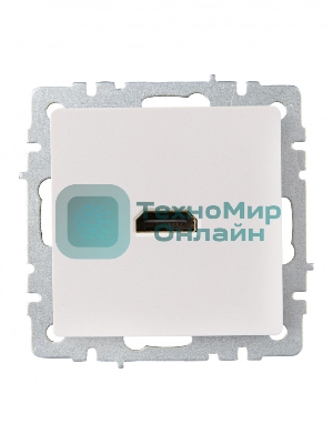 Розетка HDMI IEK BRITE РHDMI-0-БрЖ жемчуг