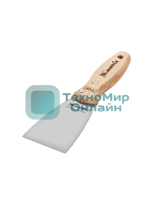 Шпательная лопатка Matrix из нержавеющей стали, 60 мм, буковая рукоятка, EFP