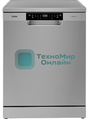 Посудомоечная машина Haier HDWE15-58CS2RU, серебристый, 59.8 см, 15 компл., сушка конденсационная, 49 дБ, класс A