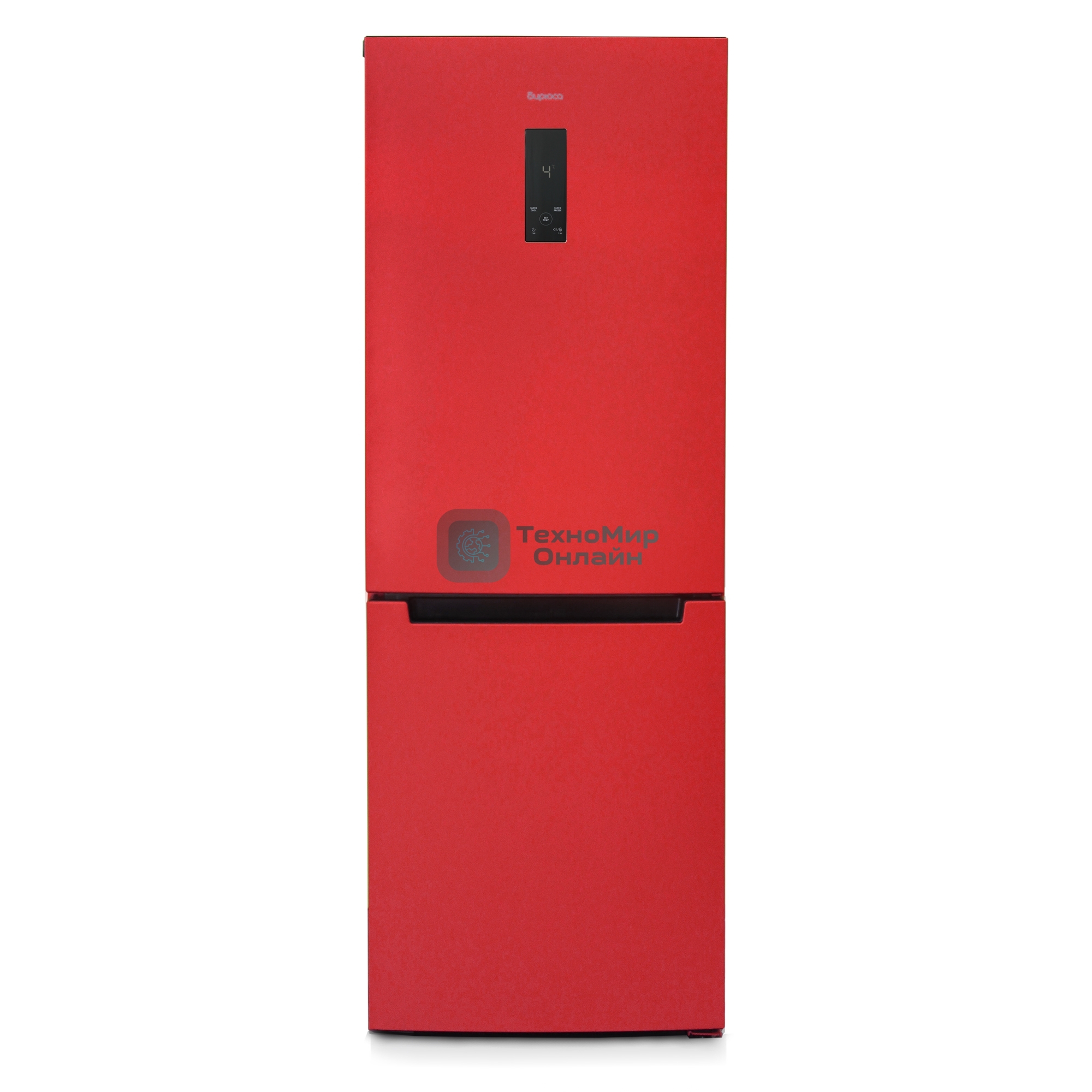Холодильник Бирюса B-H920NF красный двухкамерный 210/100 л морозилка снизу, No Frost