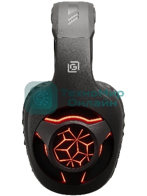 Гарнитура беспроводная/проводная с микрофоном Оклик HS-L575G черный накладные BT оголовье (1895253)