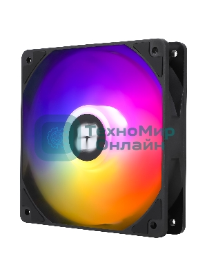 Кулер для корпуса Thermaltight TL-C12C-S (120x120x25мм, 4-pin PWM, ARGB, 66.17CFM, 25.6dBA, 1550RPM, черный)