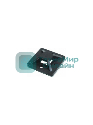 Площадка самоклеящаяся Rexant 20х20 мм, черная (10 шт/уп)