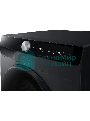 Стирально-сушильная машина Samsung WD11DG6B85BBLP черный, загрузка фронтальная 11 кг, 1400 об/мин, класс: A
