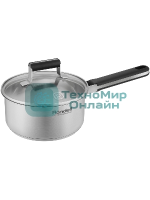 Ковш Rondell Bayoneta RDS-1806 1.3 л. d=16 см (с крышкой) стальной