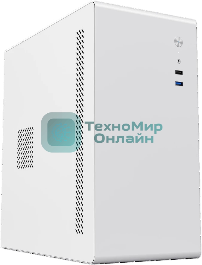 Компьютерный корпус с блоком питания 450Вт./Case Foxline FL-719W-FZ450R-U31, mATX case, белый, w/PSU 450W 12cm, w/1xUSB 2.0, w/1xUSB 3.0, w/1xCombo Audio, w/pwr cord, w/o FAN