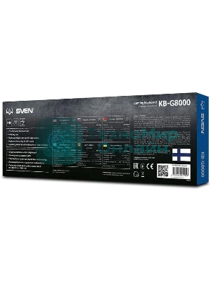 Клавиатура проводная SVEN KB-G8000 USB черный