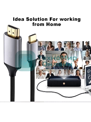 Кабель USB3.1 CM-HDMI 1.8M CU423MC-1.8M VCOM