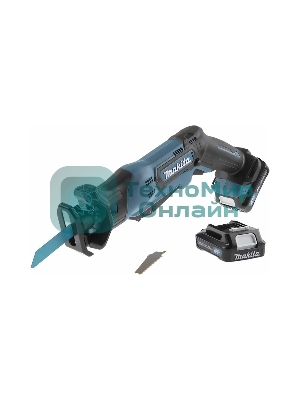 Ножовка Makita JR103DWAE10.8В 2х2Ач Li-ion 0-3300об\м ход-13мм рез-50мм 1.3кг чем б\кл зам. пилки