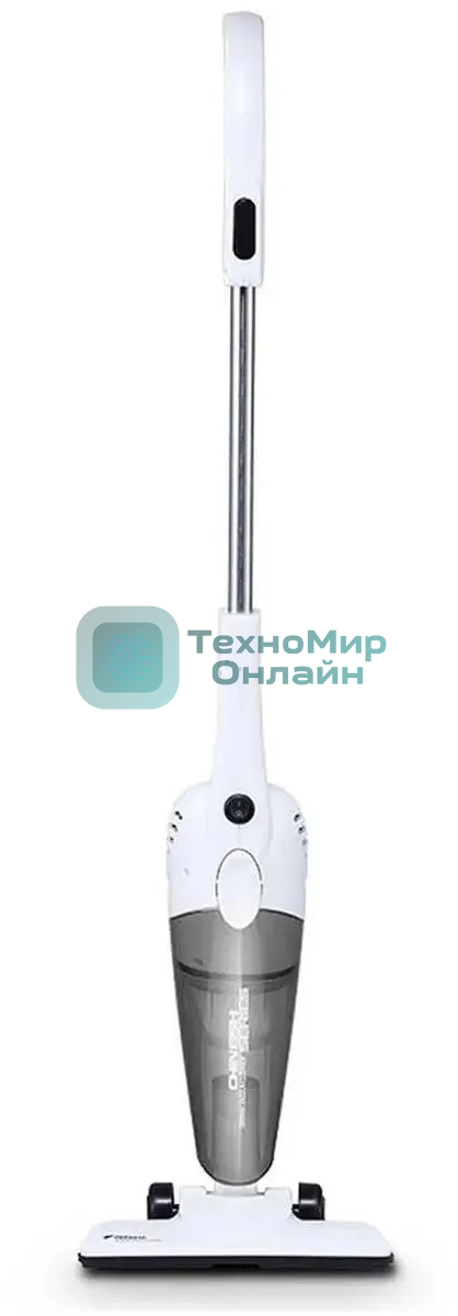 Пылесос вертикальный Deerma DX118C белый/серый, питание от сети, 230 Вт, уборка сухая, пылесборник 1.2 л