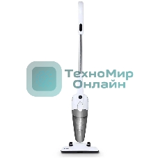 Пылесос вертикальный Deerma DX118C белый/серый, питание от сети, 230 Вт, уборка сухая, пылесборник 1.2 л