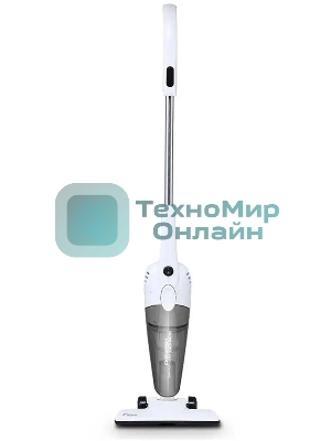 Пылесос вертикальный Deerma DX118C белый/серый, питание от сети, 230 Вт, уборка сухая, пылесборник 1.2 л
