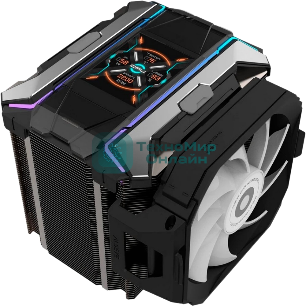 Кулер ALSEYE CPU COOLER i600 Pro-B(USA) AS.01.10.0016 черный 120мм алюминий+медь 2300rpm 35.3db 4-pin 300W 160мм