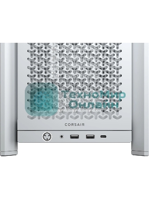 Компьютерный корпус без блока питания Corsair Frame 4000D, Midi-Tower, TG, no fan, 2xUSB-A 3.2, 1xUSB 3.2 Type-C, E-ATX, ATX, mATX, mITX White