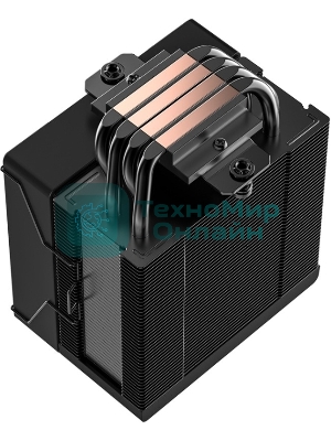 Кулер Cooler ID-Cooling SE-904-XT ARGb BLACK LGA1851/1700/1200/115X/AM5/AM4 (TDP 180W, PWM, 4 тепл.трубки прямого контакта, FAN 100мм, Addressable RGb LED) RET