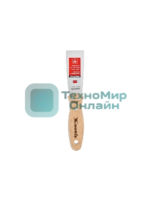 Шпательная лопатка Matrix из нержавеющей стали, 40 мм, буковая рукоятка, EFP