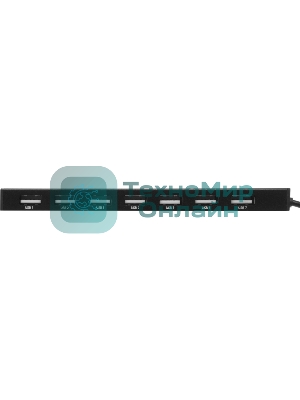 USB-концентратор Digma HUB-7U2.0-UC-B, USB-C, USB 2.0 7 портов, USB