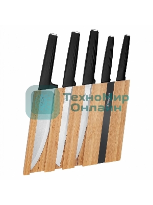 Набор ножей кухонных Rondell RD-1469 компл.: 6 предм. с подставкой разноцветный подар. коробка