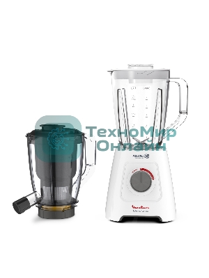 Блендер стационарный Moulinex Blendforce LM42Q110 600 Вт, белый