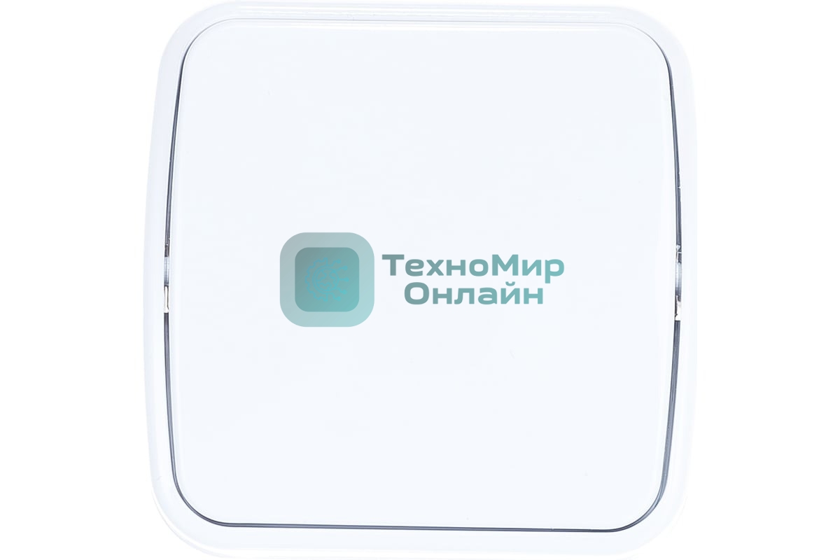 Выключатель Электра одноклавишный белый