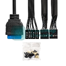 Компьютерный корпус Minitower ExeGate BAA-303MU-AAA400 (mATX, БП AAA400 с вент. 8см, 2*USB+1*USB 3.0, HD Audio, черный)