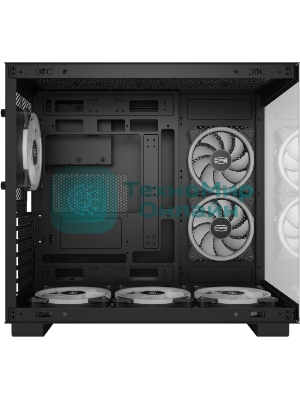 Компьютерный корпус без блока питания Case PCCooler C3T500 ARGB BK, Midi-Tower, TG, 6x120мм ARGB, 1xUSB-C 3.1 + 2xUSB-A 3.0, ATX, mATX, mITX черный