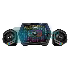 Акустическая система 2.1 Smartbuy W70, Bluetooth, 11Вт, RGb-подсветка, черный (арт. SBA-5150)