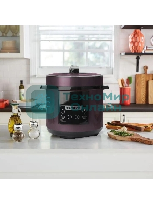 Мультиварка-скороварка Endever VITA 98 черный/сливовый электрическая Endever Vita 98