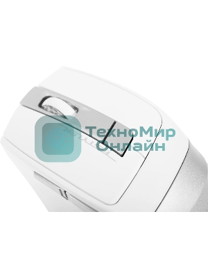 Мышь беспроводная A4Tech Fstyler FB35 белый/серый, 2000 dpi, радиоканал, Bluetooth, USB, кнопки - 6