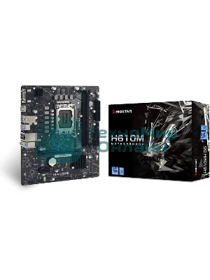 Материнская плата Biostar H610MH D5, LGA 1700, Intel H610, 2xDDR5, 4xSATA, 1xM.2 PCIe 3.0 x4, 1xPCIe 4.0 x16, 1xPCIe x1, 1xHDMI, 1xVGA, 1x 1Gb LAN, 4xUSB-A 2.0, 2xUSB 3.2 Gen 1, 3x3.5 мм, mATX